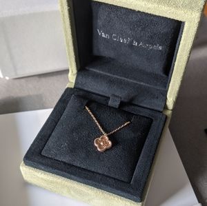 Rose Gold Sweet Alhambra Necklace 